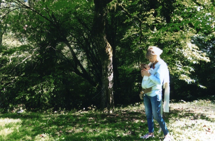 elodiegalmiche.fr - Portrait de Elodie Galmiche avec bébé